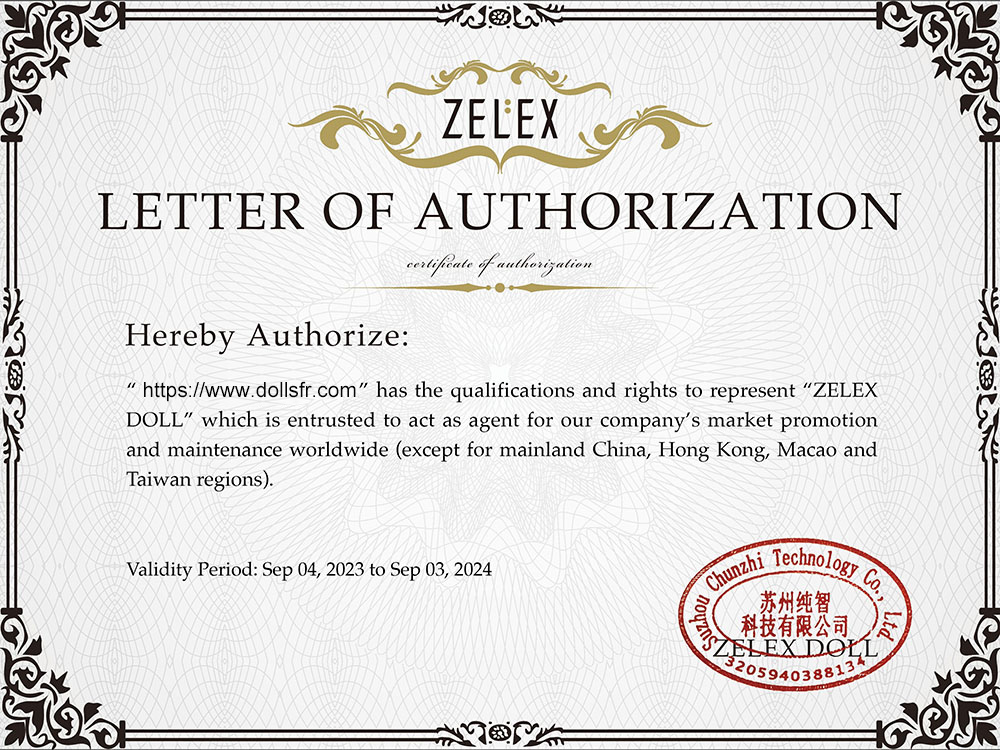 Certificat Zelex Doll